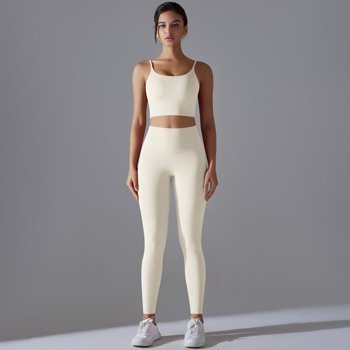 High-intensity Fitness Pilates Running Sports Sling Top Suit