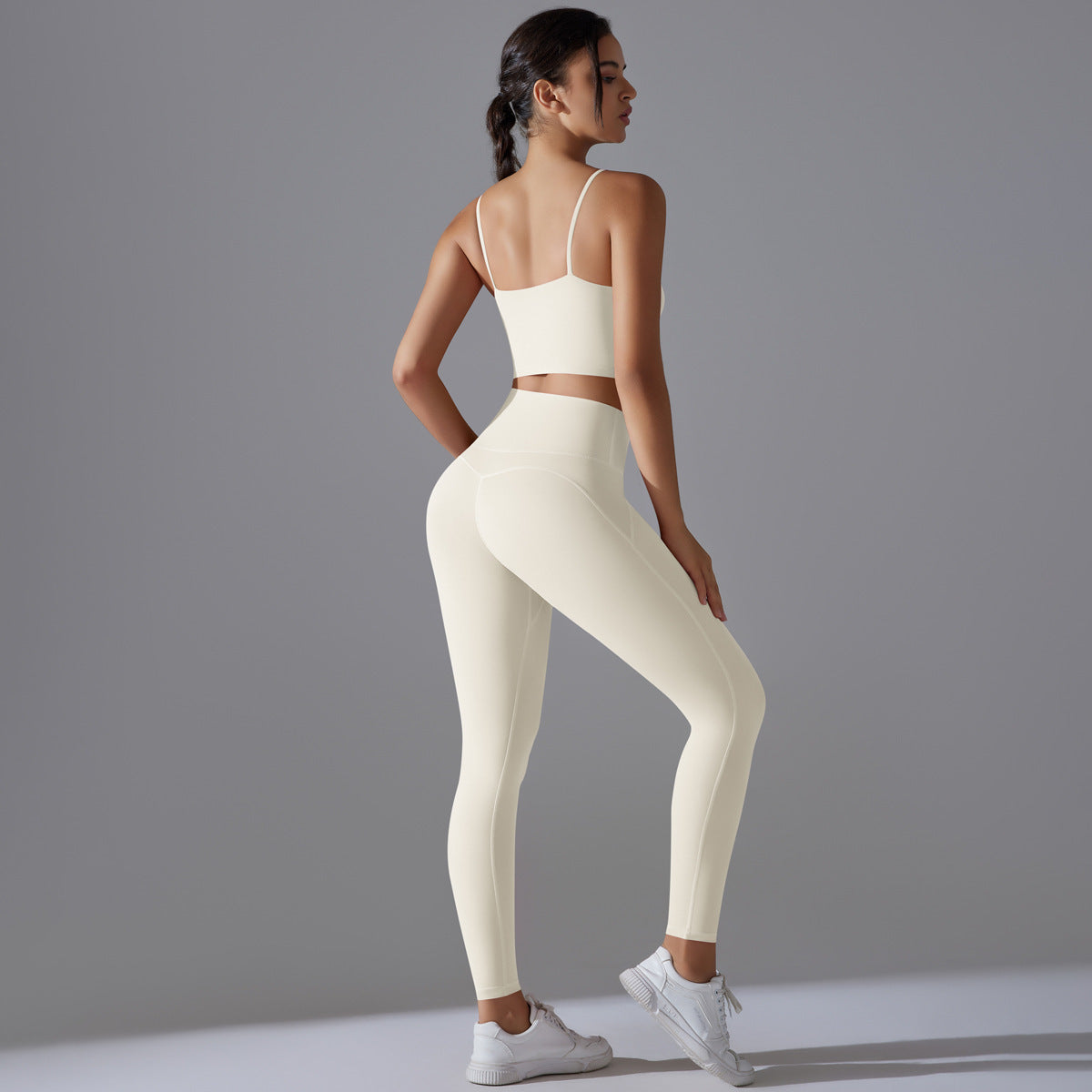 High-intensity Fitness Pilates Running Sports Sling Top Suit