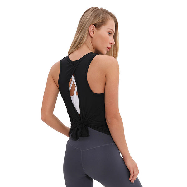 Loose Top Sports Vest Fitness Suit Women Yoga Suit