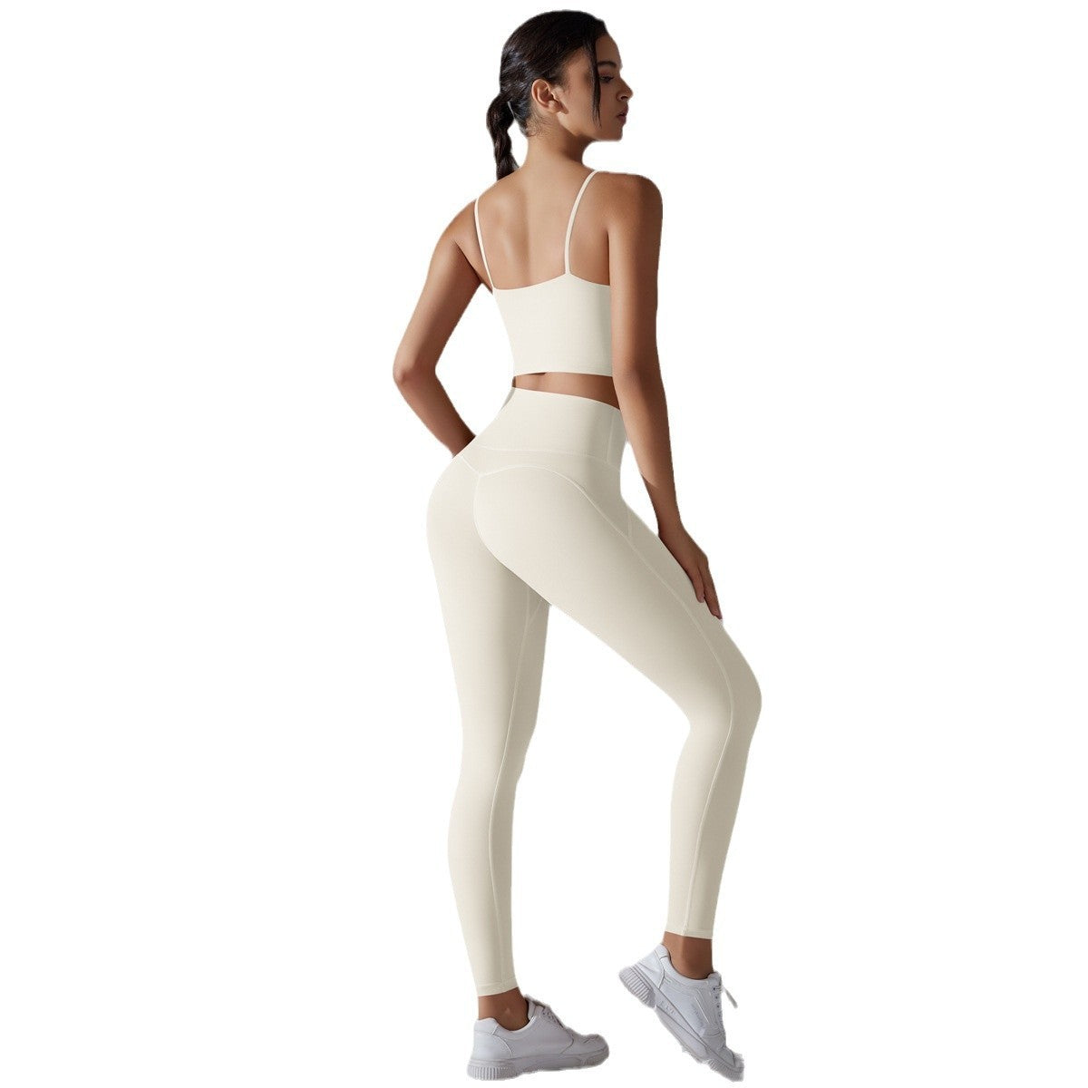 High-intensity Fitness Pilates Running Sports Sling Top Suit