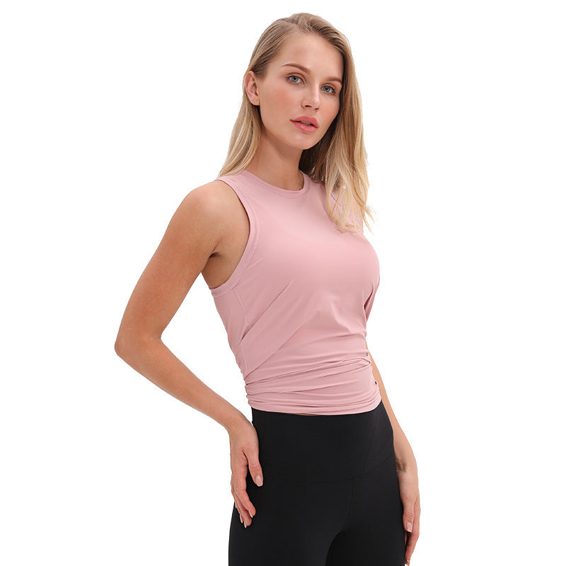 Loose Top Sports Vest Fitness Suit Women Yoga Suit