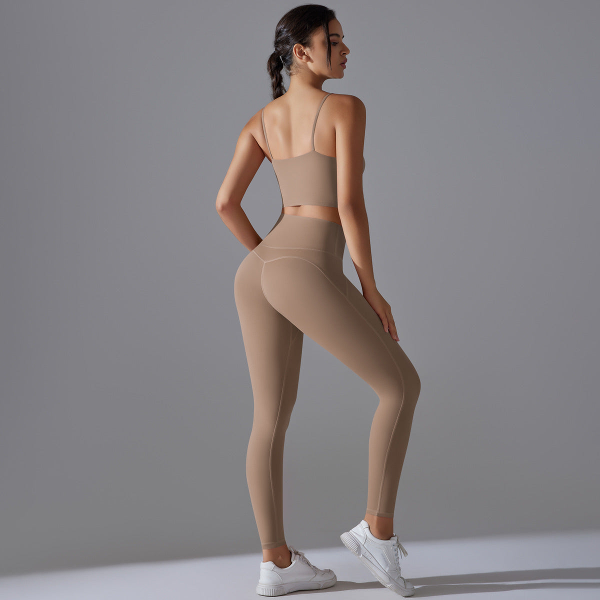 High-intensity Fitness Pilates Running Sports Sling Top Suit