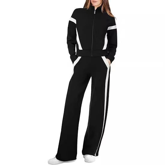 Sweatshirt Wide Leg Track Pants Sportswear