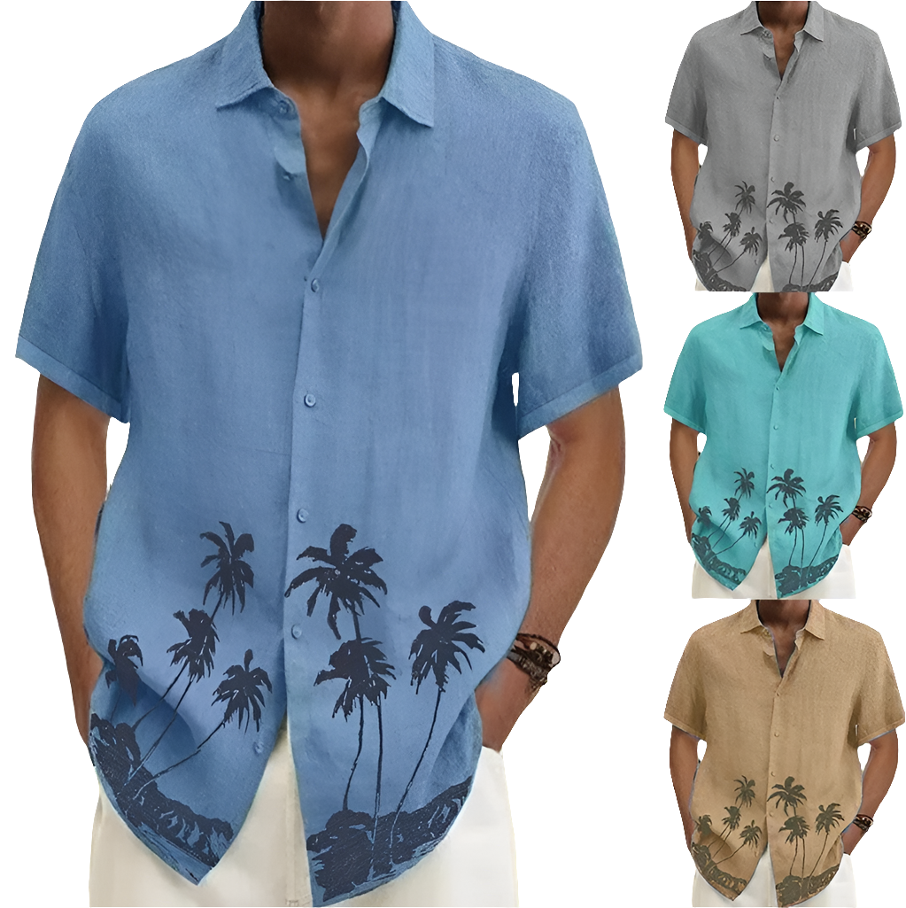 Men's Summer Fashion Trend Beach Casual Short Sleeve
