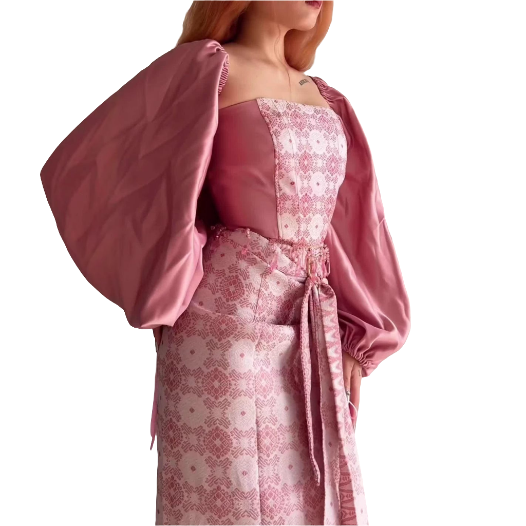 Top Waist-tight Two-piece Overskirt Suit