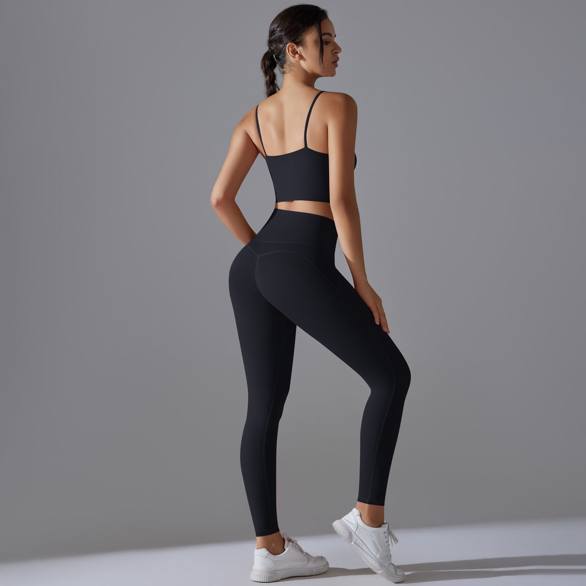 High-intensity Fitness Pilates Running Sports Sling Top Suit